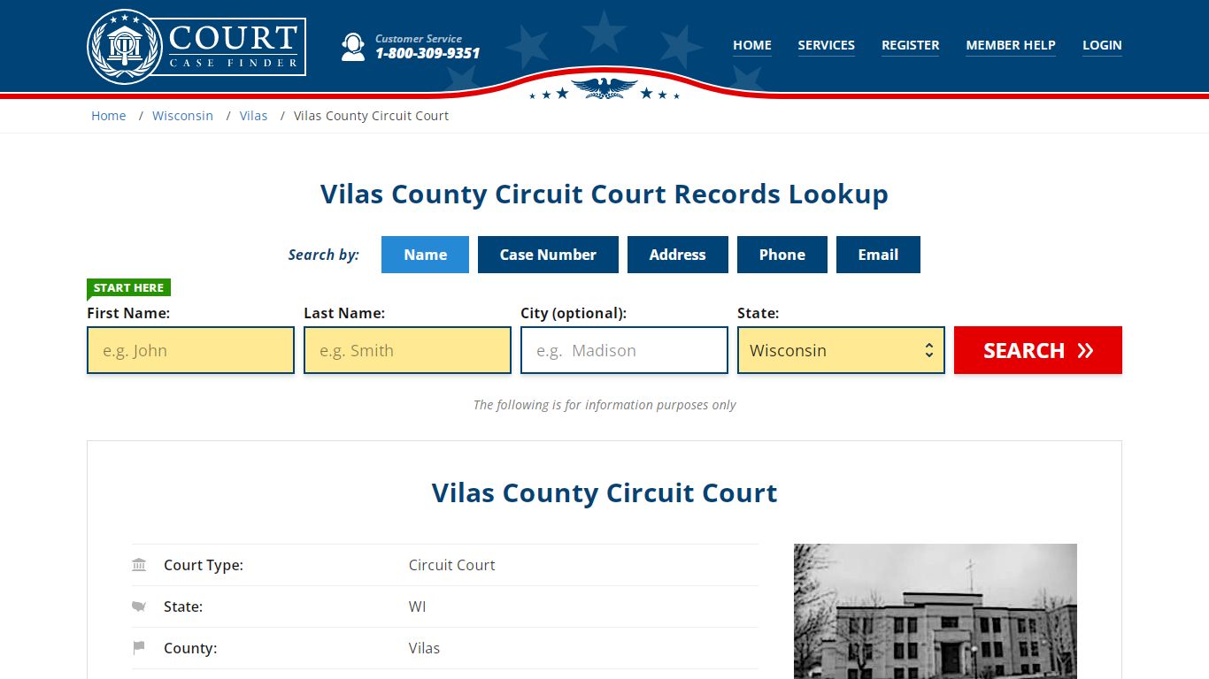 Vilas County Circuit Court Records | Eagle River, Vilas County, WI ...